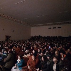 Полный зал односельчан собрал праздничный концерт к 8 марта в Доме Культуры с. Копчак