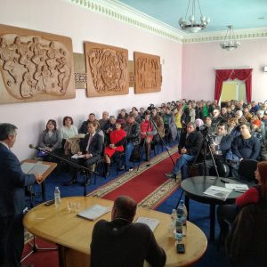 (ВИДЕО) Олег Гаризан отчитался перед жителями о проделанной работе в качестве примара за 2017 год