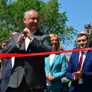 В Копчаке открыли спортивную площадку построенную под патронатом президента Игоря Додона