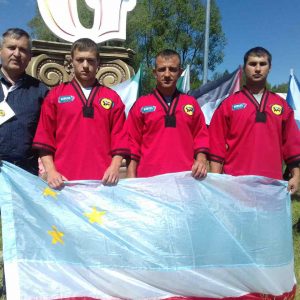 Команда из Молдовы приняла участие в чемпионате мира по татарской борьбе на поясах Корэш