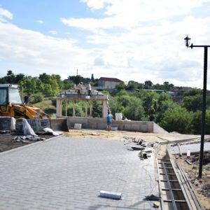 Строящийся парк в Копчаке с каждым днём становится всё ближе к приобретению своего итогового облика