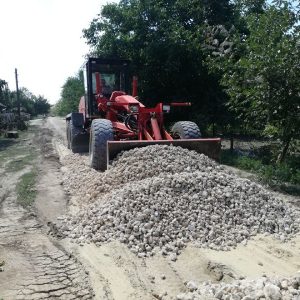 Завершается строительство дороги в «белом варианте» по улице Советская