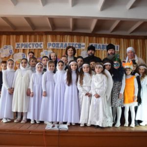 (ВИДЕО) В лицее имени Бараноского прошел театрализованный утренник 2-го класса — «Христос рождается — славите!»