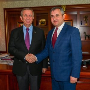 25 апреля 2019г. состоялась встреча примара с.Копчак Олега Гаризан и мэра г.Анкара Мансур Яваш