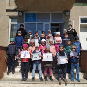 Акция самых маленьких жителей с. Копчак — «Мы за чистое село»