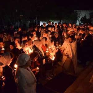 В Свято-Успенской церкви с.Копчак прошло пасхальное богослужение