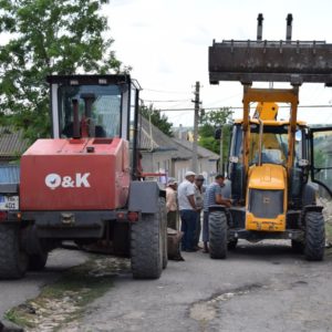 Примэрия приступила к строительству улицы Щусева в бетонном покрытии