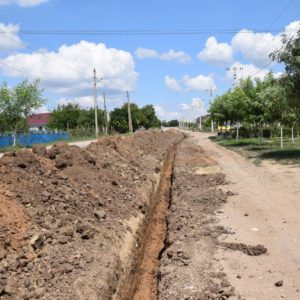 По улице Димитрова проводится новый водопровод