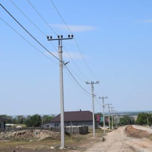 Завершается установка уличного современного освещения по улице Димитрова