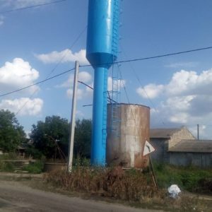 Произведена покраска трех водонапорных башен