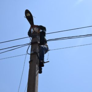 На улице 28 июня примэрией проведено новое уличное освещение