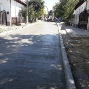 Завершается ремонт улицы Щусева в бетонном покрытии