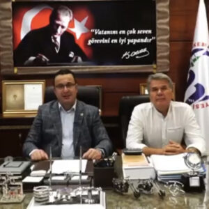 Мэр турецкого города Mustafakemalpasa, Mehmet Kanar поздравил жителей Копчака с днём Храма и днём села