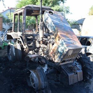 В Копчаке совершен поджог трактора, принадлежащего одному из арендаторов