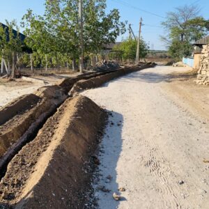 В Копчаке проводится новая водопроводная сеть по улицам микрорайона