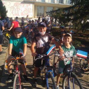Празднование годовщины основания села сопровождалось велопробегом