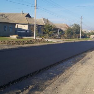 Проводится ремонт дорожного покрытия в асфальте по улице Советская