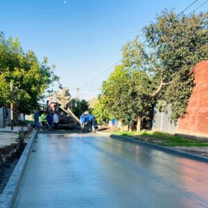 В с. Копчак ремонтируется ул. Комсомольская в бетонном варианте