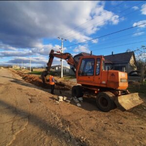 По улице Димитрова проводятся работы по газификации