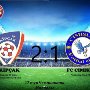 Счёт 2-1 в пользу  Ф.К. Кipcak