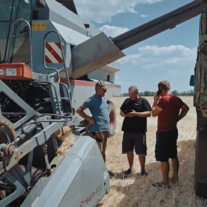 Уборка I группы зерновых в крестьянском хозяйстве