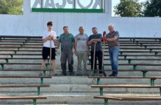 Коллектив дома культуры готовит амфитеатр к предстоящим мероприятиям